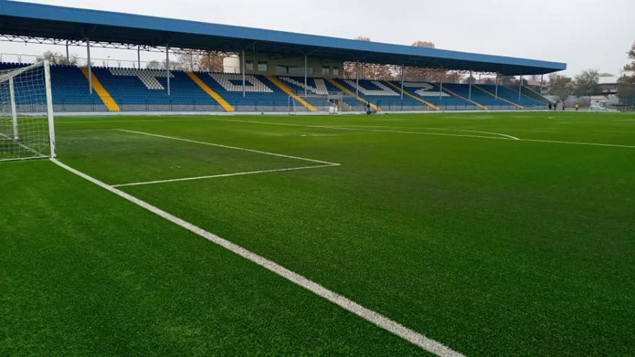 “Turan Tovuz”un stadionunda yenidənqurma işlərinə start verildi - FOTOLAR 