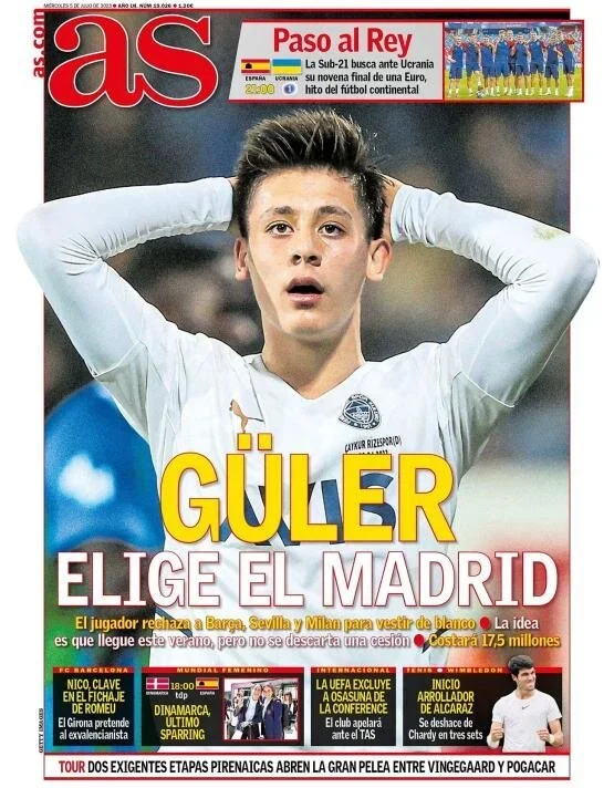  İspaniyada gündəm Arda Gülər - FOTOLAR 