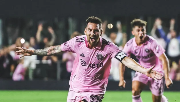 Messi qol vurdu və Bekhemə kreativ jest etdi - FOTO 