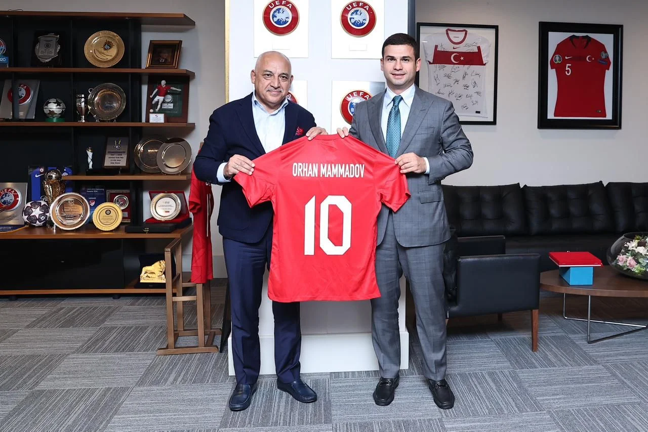 Orxan Məmmədov TFF prezidenti ilə görüşdü 