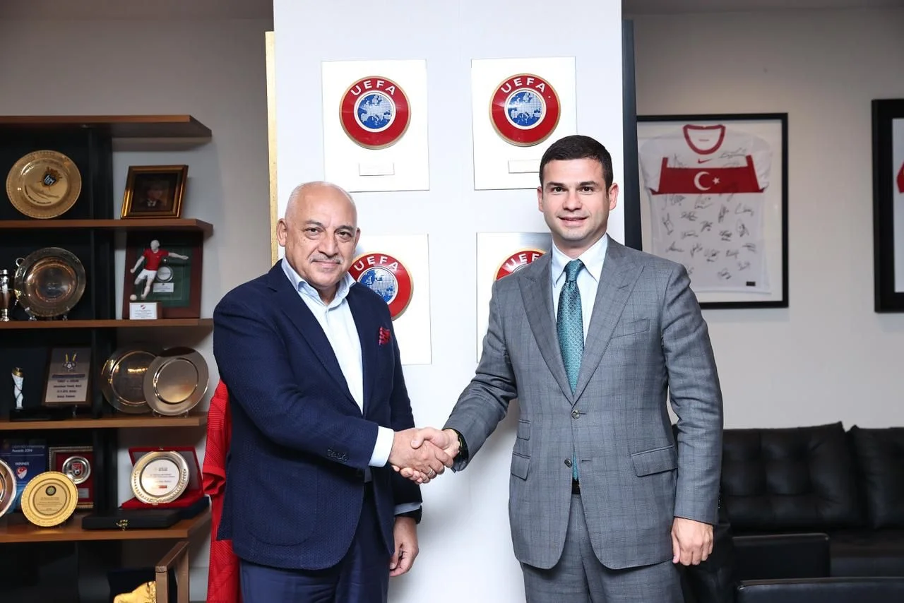 Orxan Məmmədov TFF prezidenti ilə görüşdü 