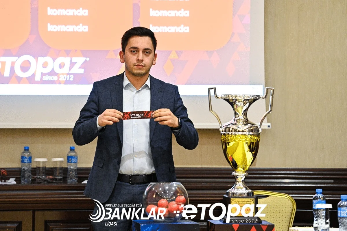 Banklar Liqasının püşkü atıldı 