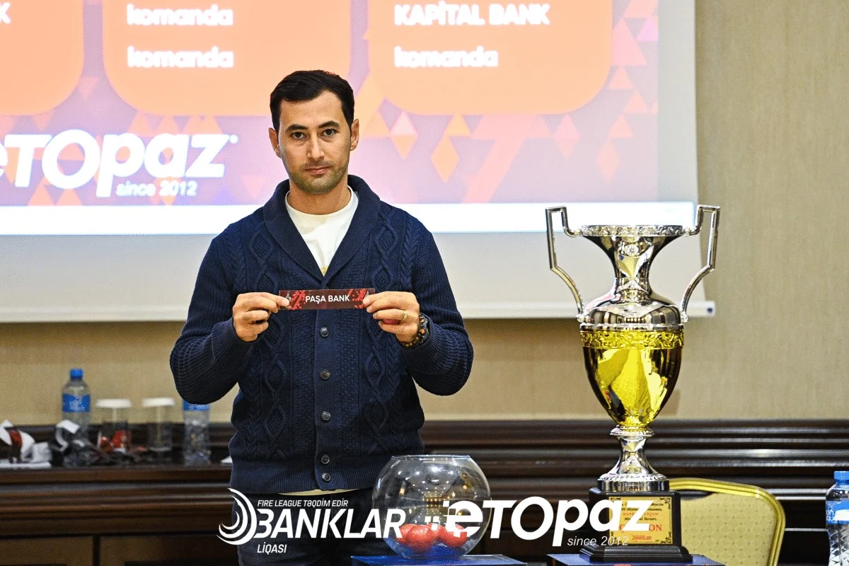 Banklar Liqasının püşkü atıldı 