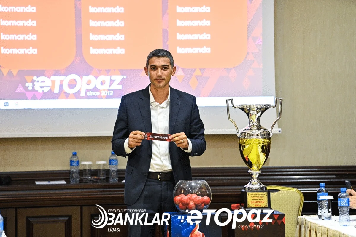 Banklar Liqasının püşkü atıldı 