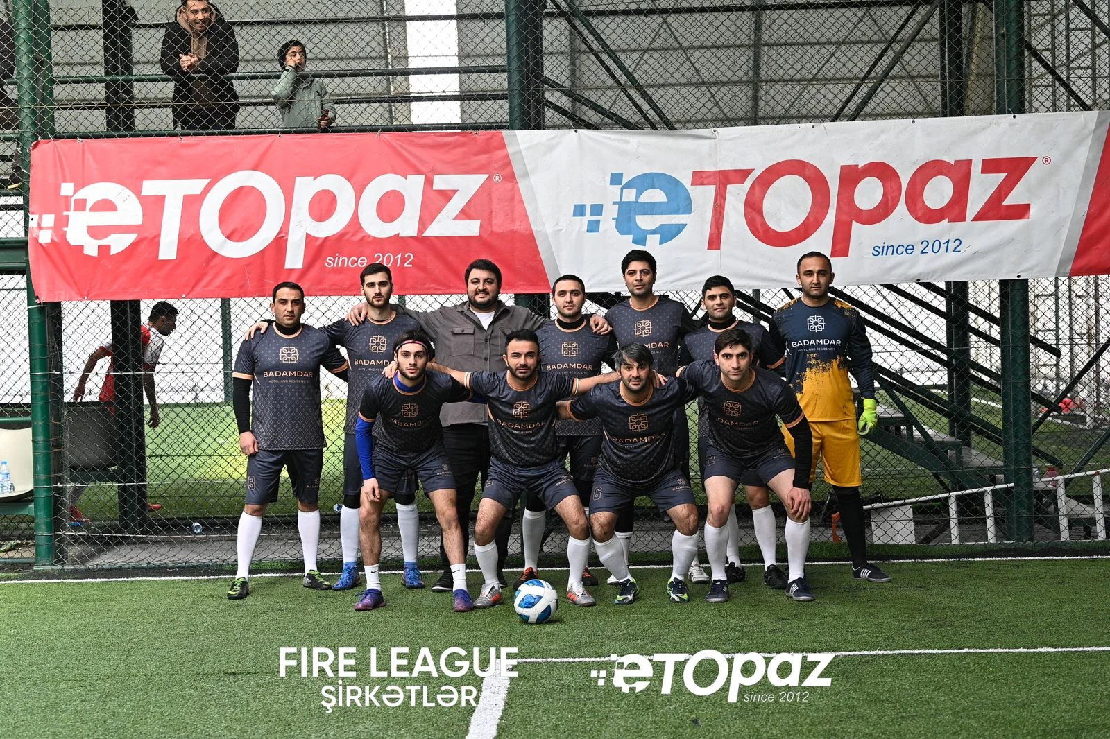 ETOPAZ-ın baş sponsorluğu ilə Şirkətlər Liqasında 4-cü turun oyunları keçirildi 