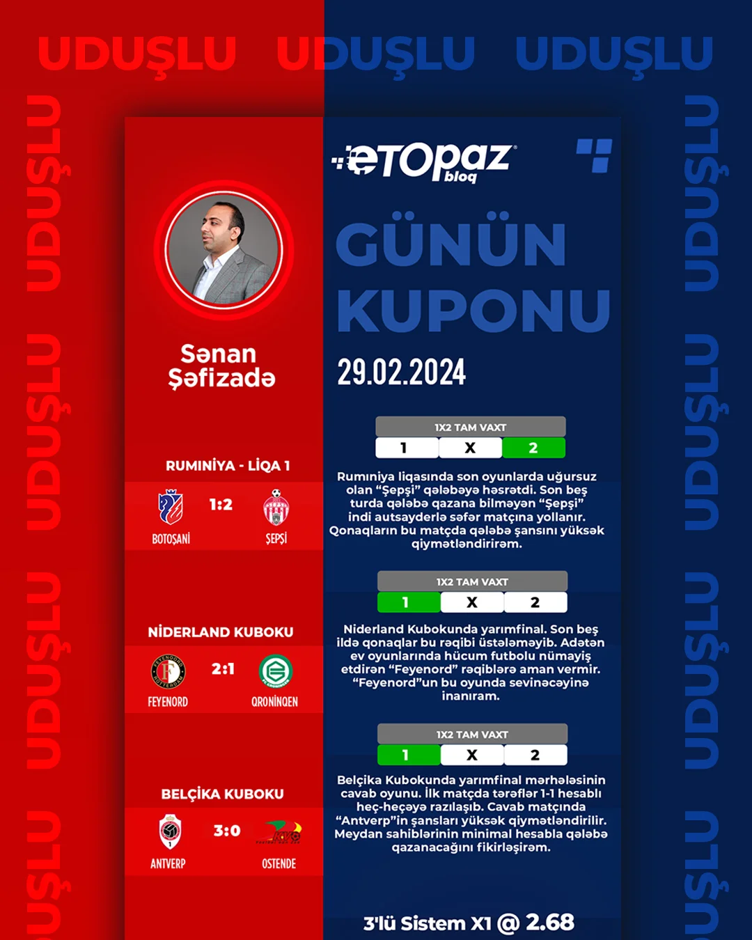 Ekspertlər qazandırır! 