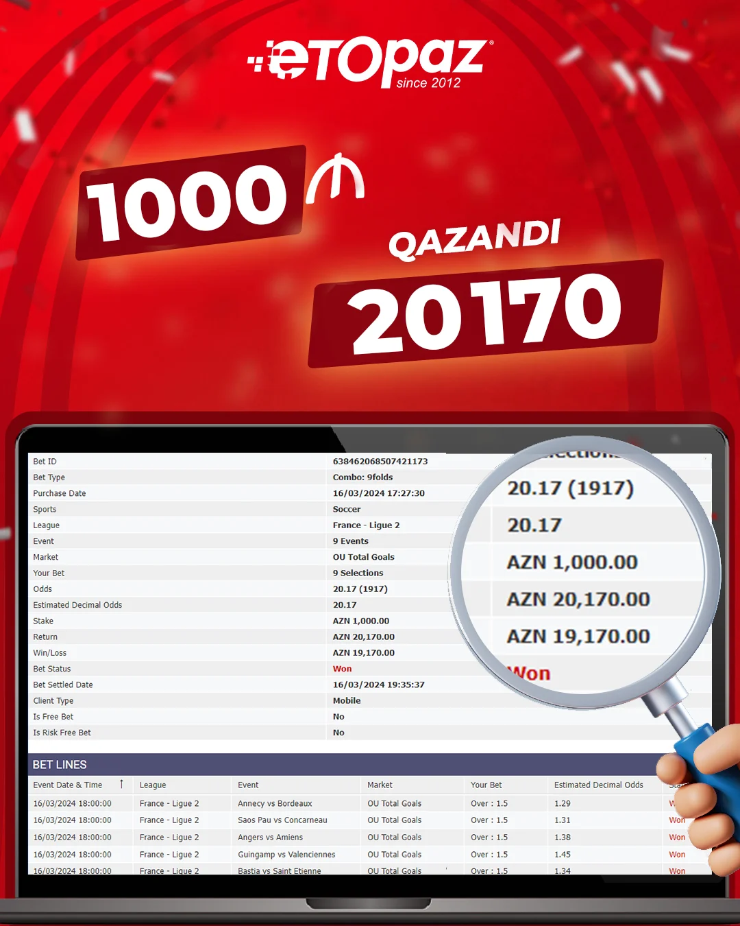 Şansına güvənənlər belə sevindi 