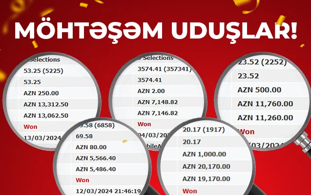Şansına güvənənlər belə sevindi 