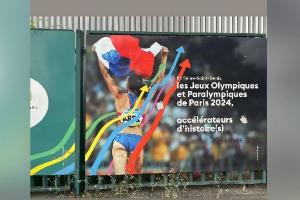 İsinbayeva Paris-2024-ü rus bayrağı ilə reklam edir - FOTO 