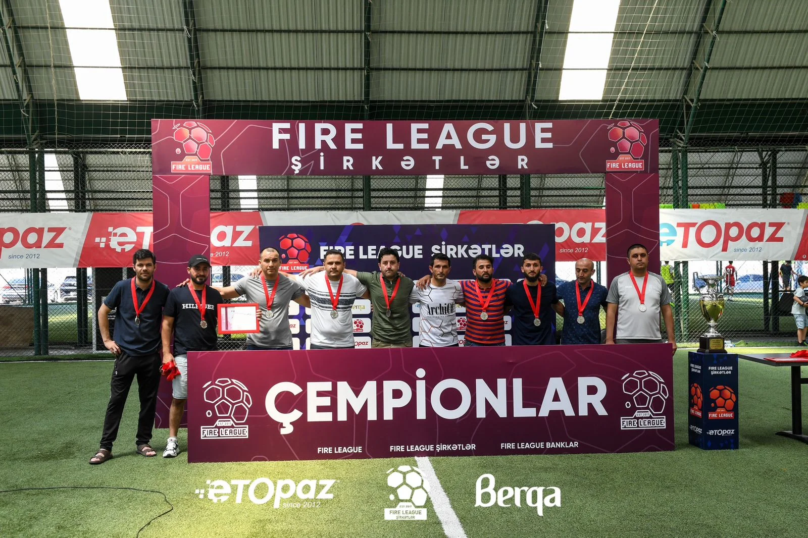 "Fire League" şirkətlər liqasında çempion məlum oldu 