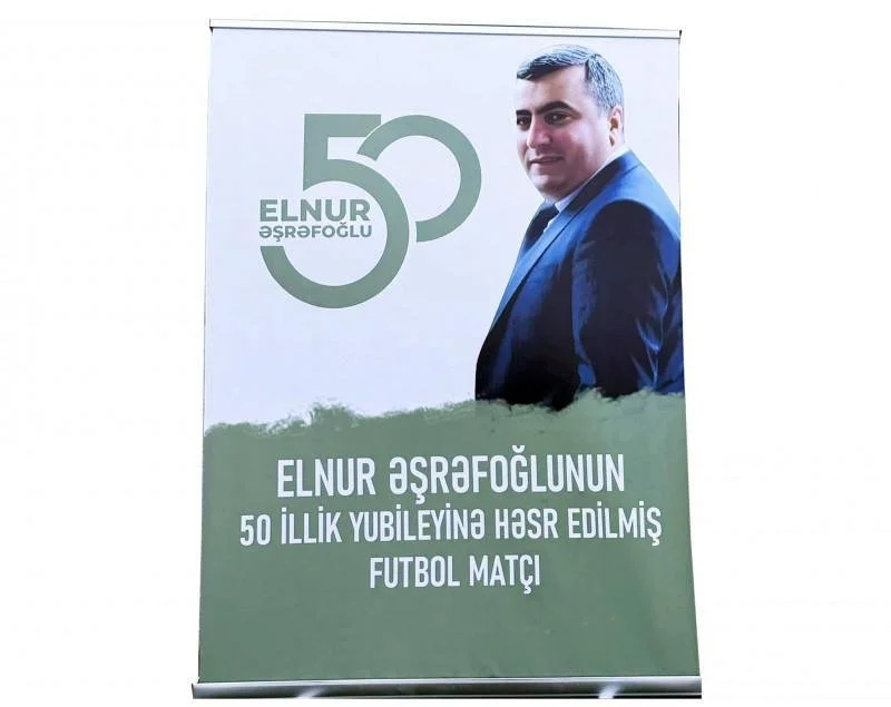 ETOPAZ-ın dəstəyi ilə Elnur Əşrəfoğlunun 50 illik yubileyinə həsr olunmuş futbol matçı keçirildi 