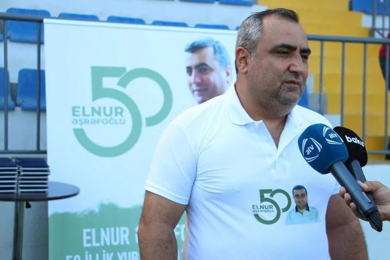 ETOPAZ-ın dəstəyi ilə Elnur Əşrəfoğlunun 50 illik yubileyinə həsr olunmuş futbol matçı keçirildi 