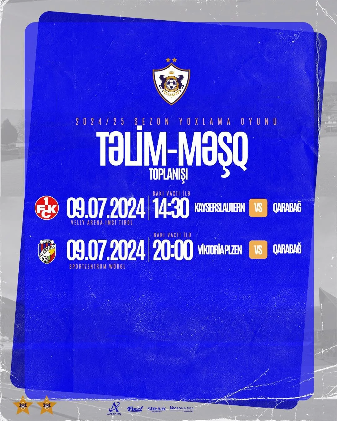 "Qarabağ"ın 4 rəqibindən ikisi bilindi 