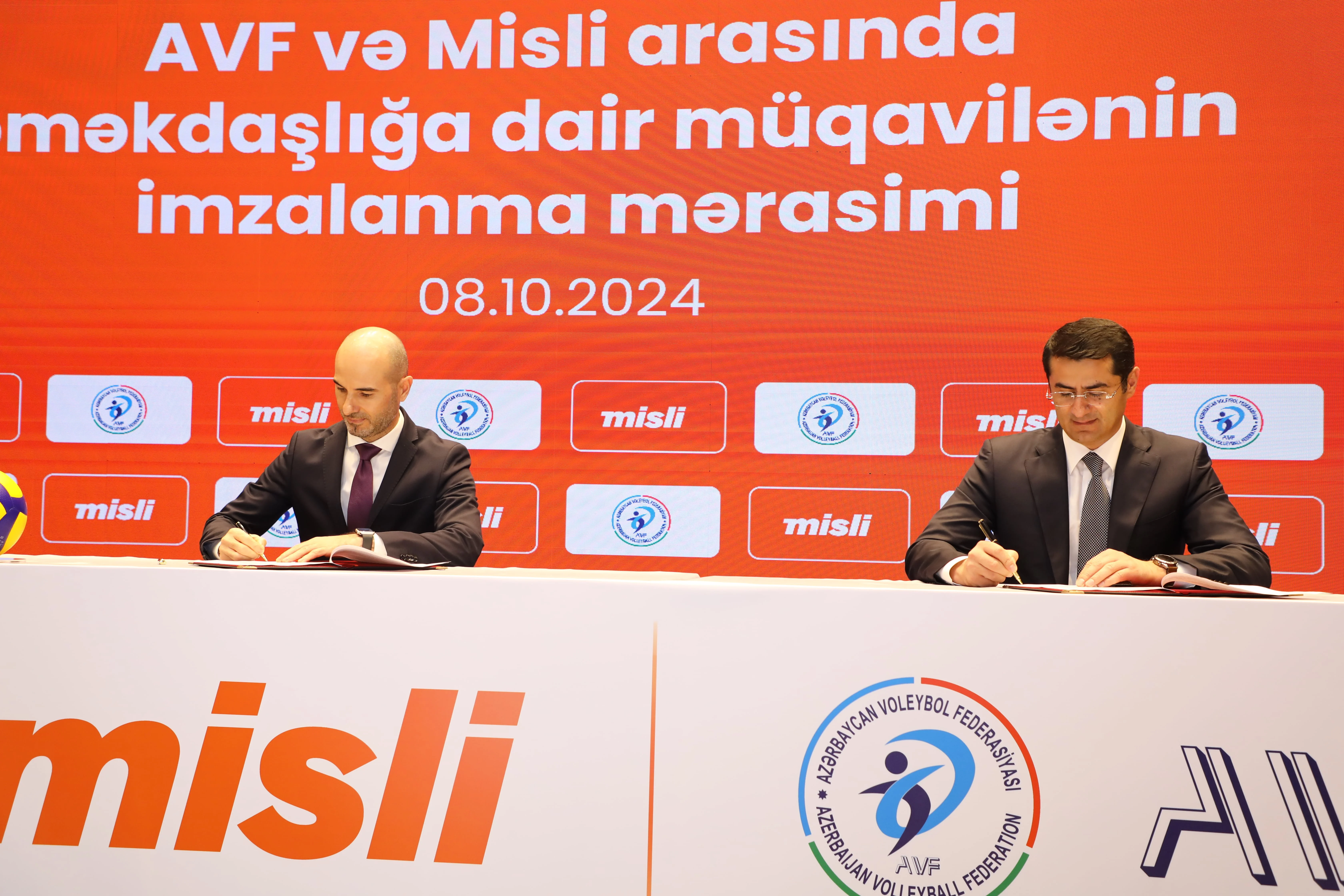 Misli-dən voleybola böyük dəstək – AVF ilə müqavilə imzalandı 