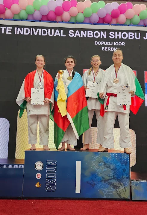 Karateçilərimiz dünya çempionatında tarix yazdılar - FOTOLAR 