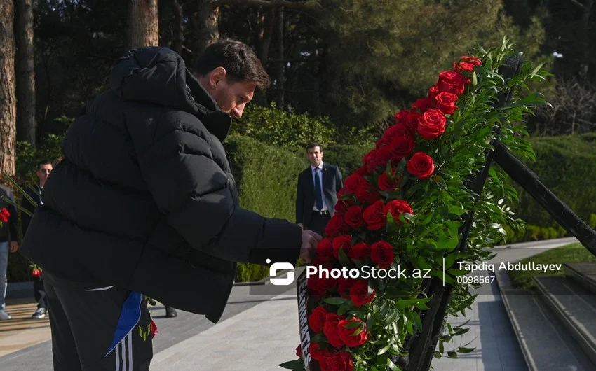 Messi Fəxri Xiyabanda - FOTOLAR 