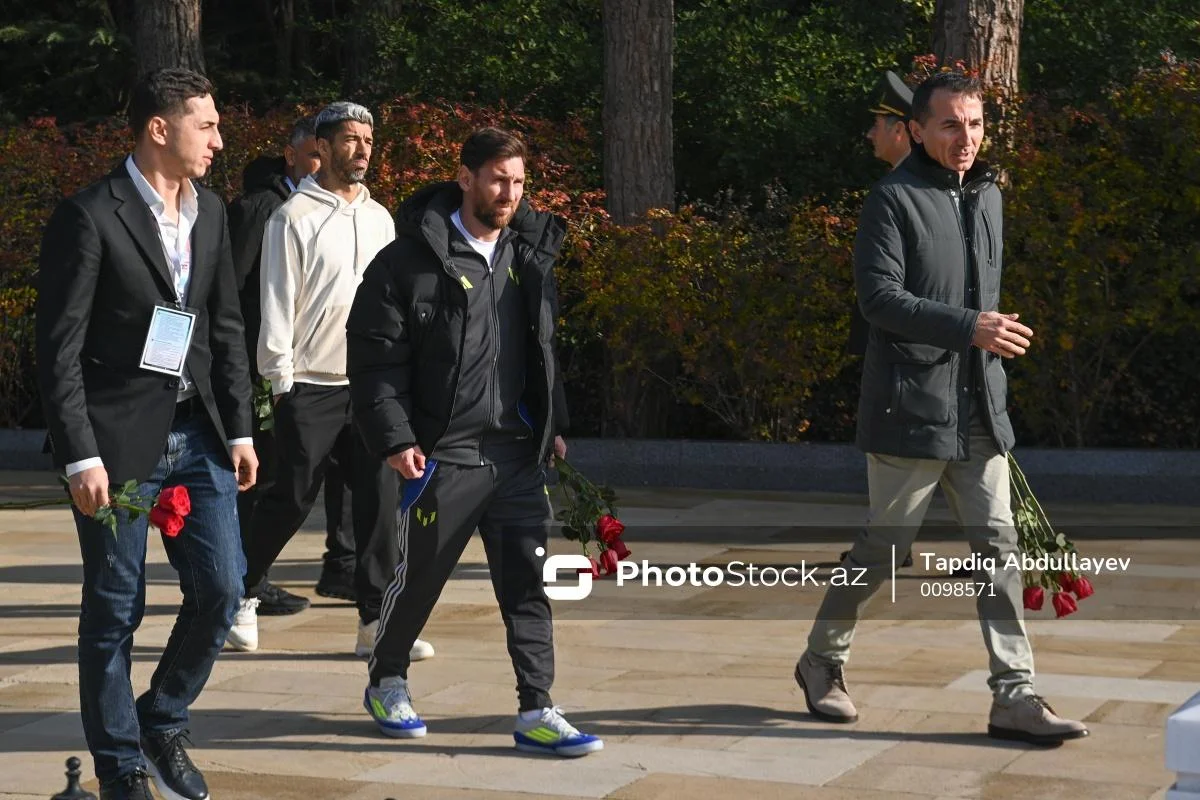 Messi Fəxri Xiyabanda - FOTOLAR 