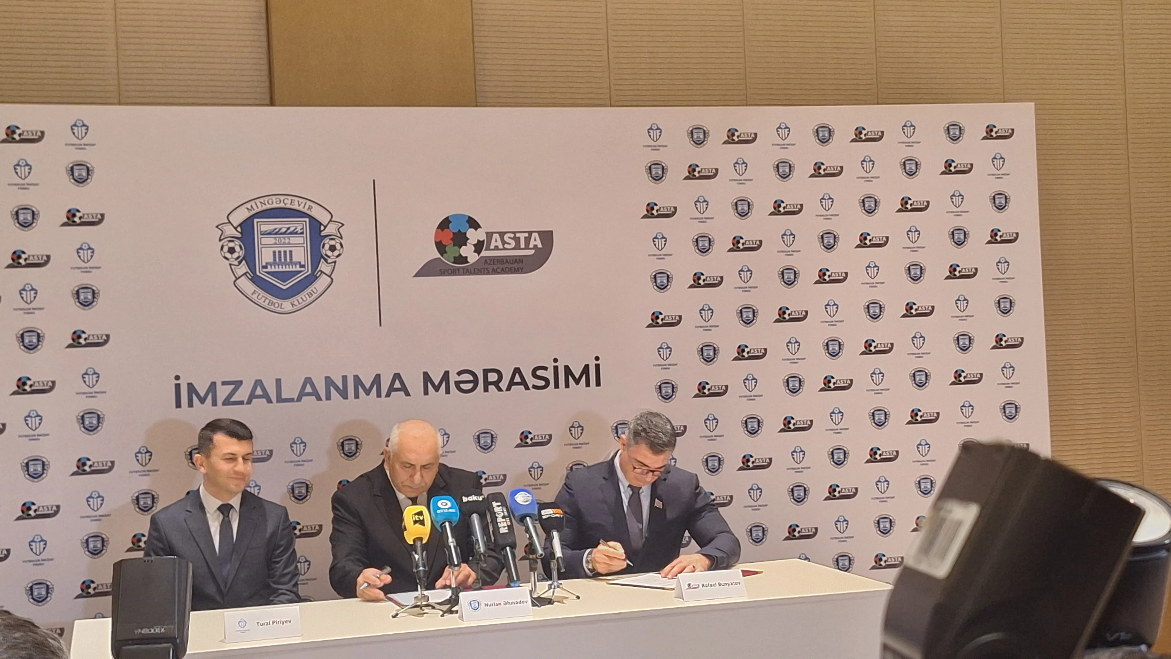 "Mingəçevir"lə ASTA arasında müqavilə imzalandı - FOTOLAR 