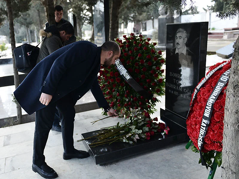 Tofiq Bəhramovun xatirəsi yad olunub - Fotolar 