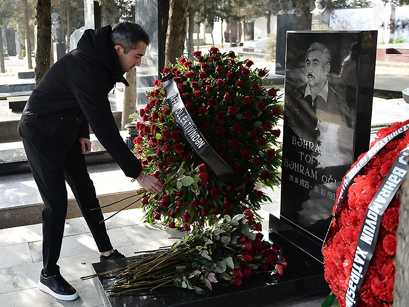 Tofiq Bəhramovun xatirəsi yad olunub - Fotolar 