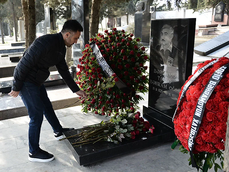 Tofiq Bəhramovun xatirəsi yad olunub - Fotolar 