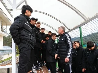 "Neftçi" "Beşiktaş"ın qonağı oldu - FOTOLAR 
