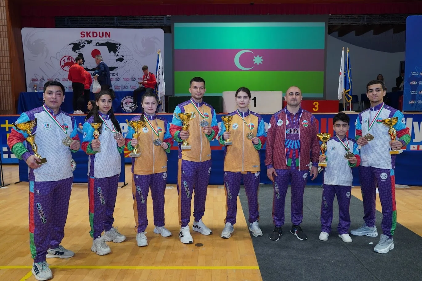 Karateçilərimiz İtaliyada tarix yazdılar - FOTOLAR 
