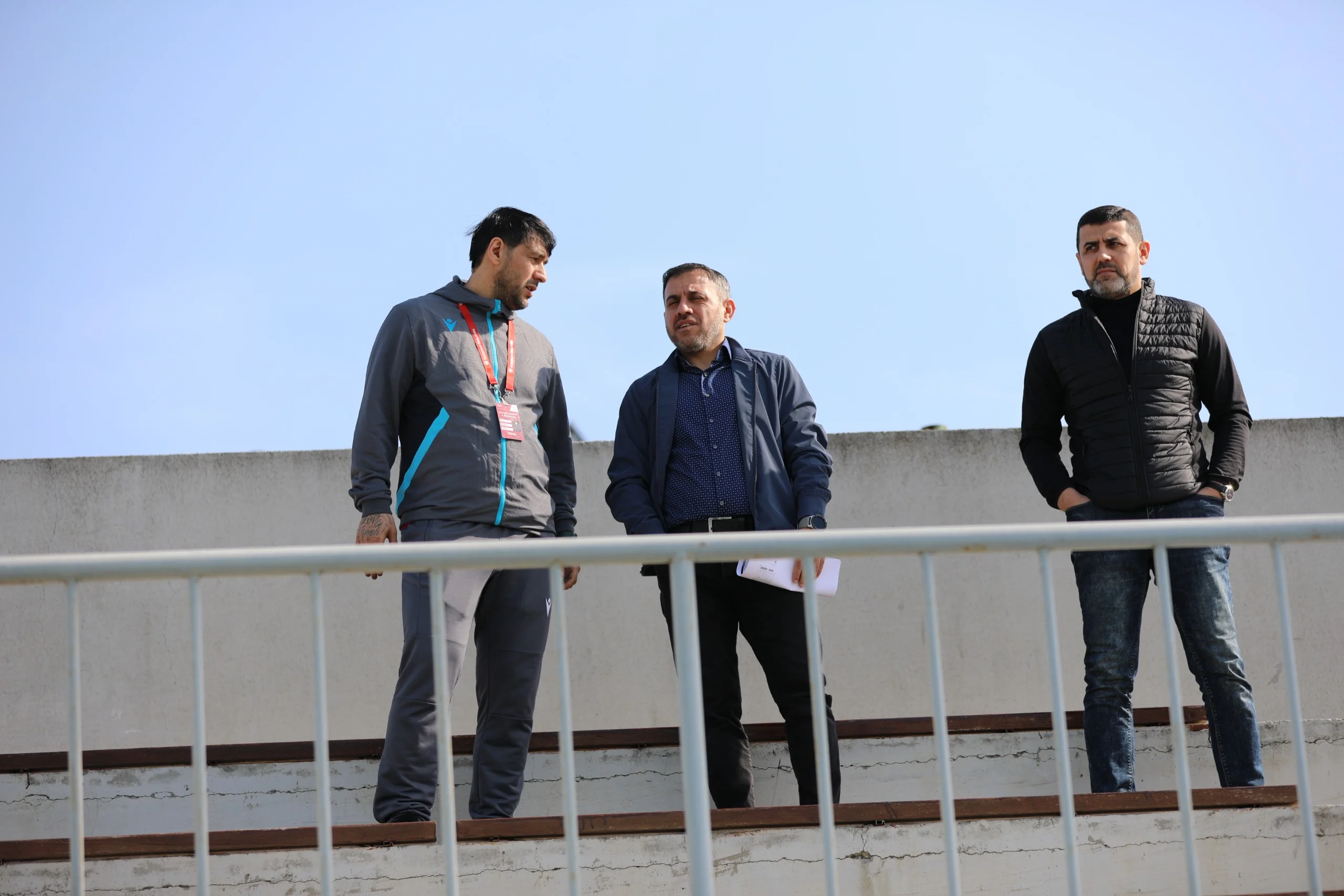 Ayxan Abbasov Əvəzedicilər Liqasının oyununu izlədi - FOTOLAR 