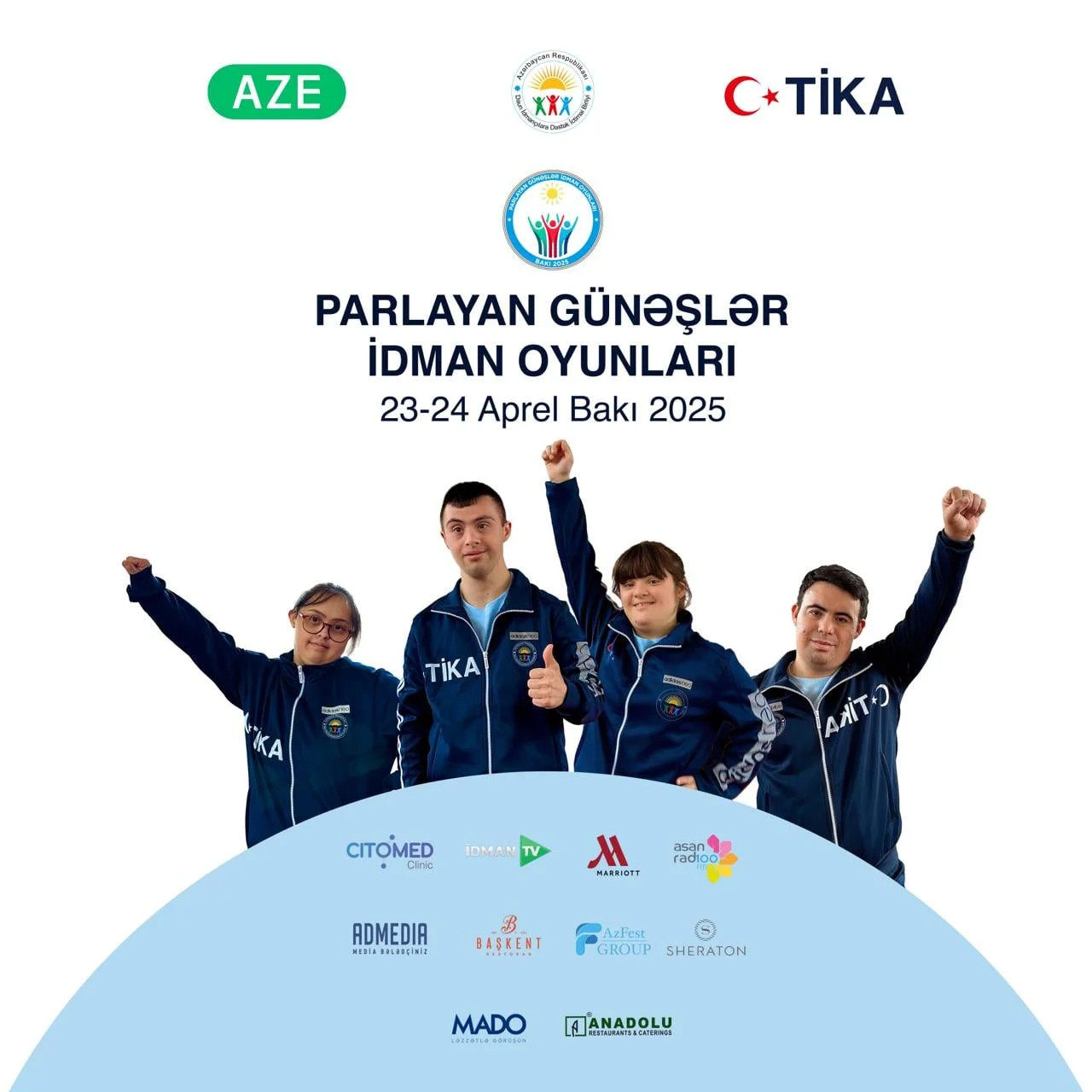 Azərbaycanda ilk dəfə daun sindromlu uşaqların iştirakı ilə idman oyunları keçirildi - FOTO 