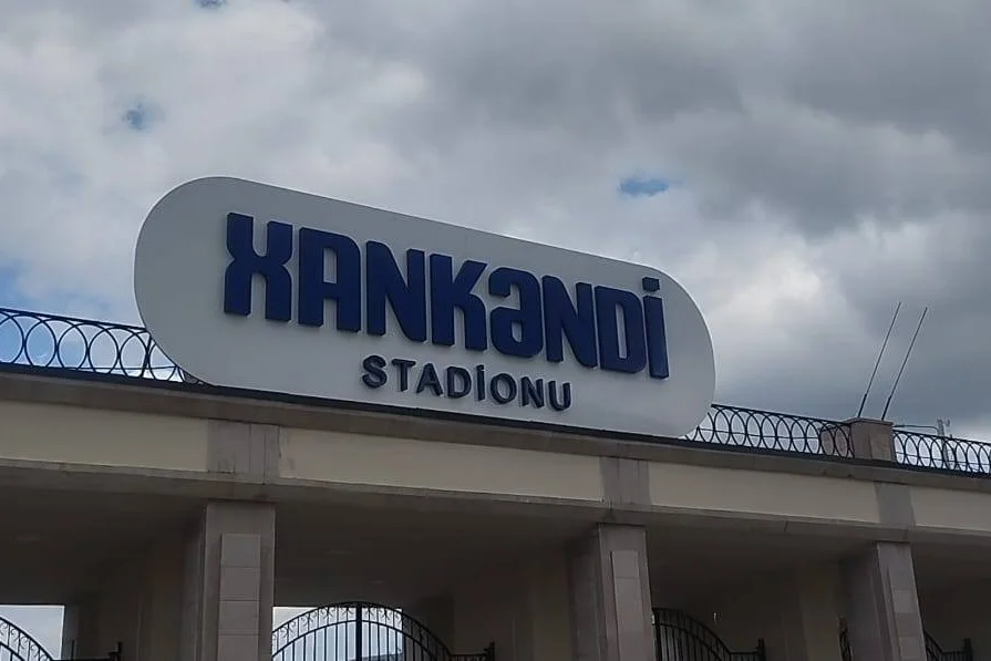 Xankəndi stadionu yenidən qurulur - FOTOLAR 