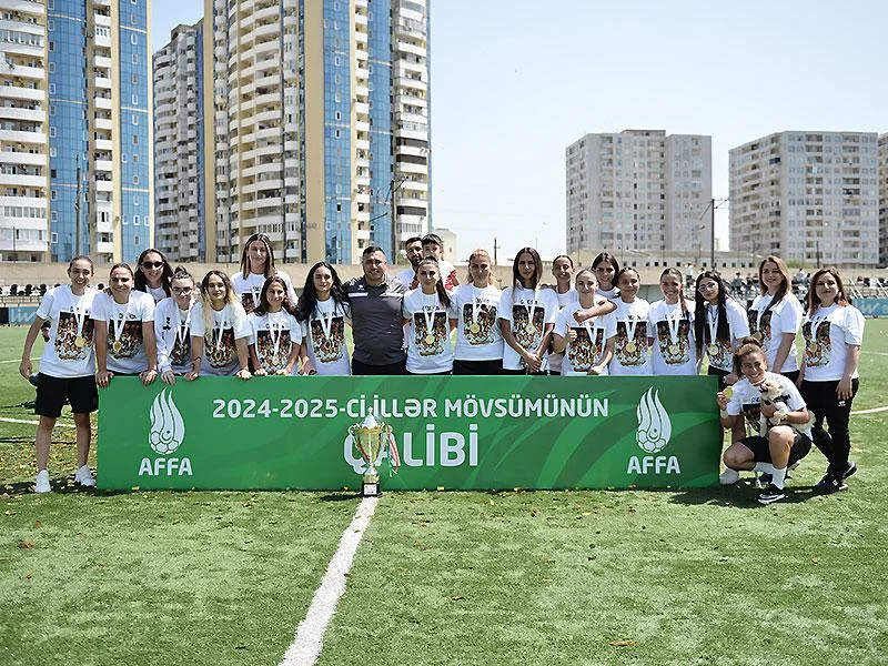 AFFA Yüksək Qızlar Liqasında 2024/2025 mövsümünün qalibləri mükafatlandırıldı 
