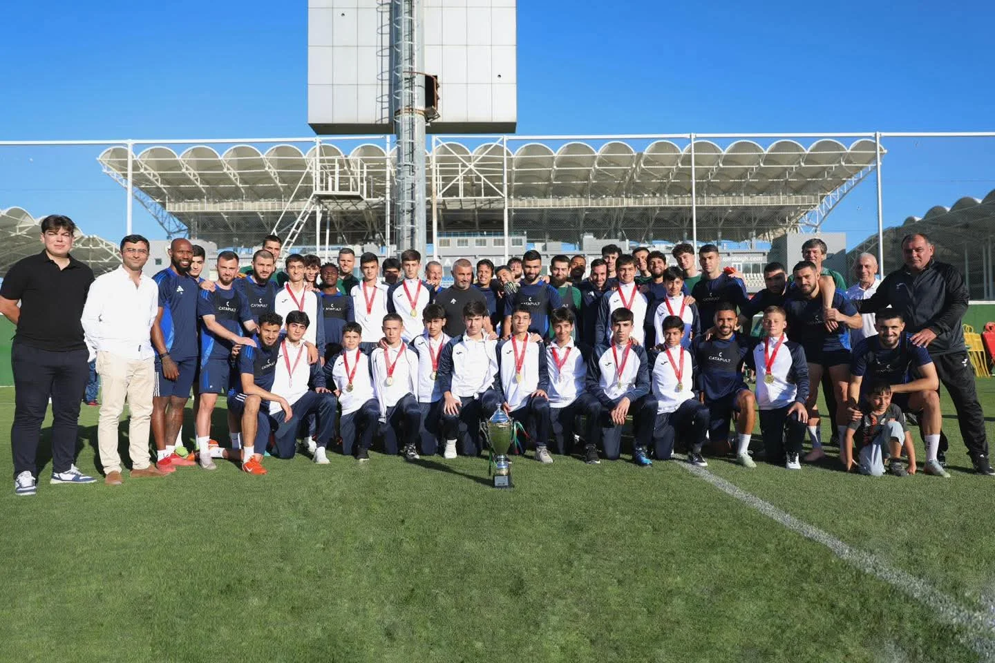 "Qarabağ"ın əsas komandası U-15 və U-13 ilə görüşdü - FOTO 