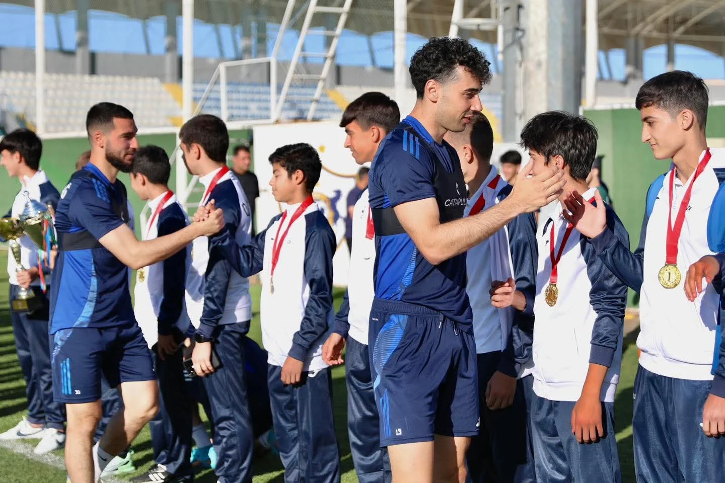 "Qarabağ"ın əsas komandası U-15 və U-13 ilə görüşdü - FOTO 
