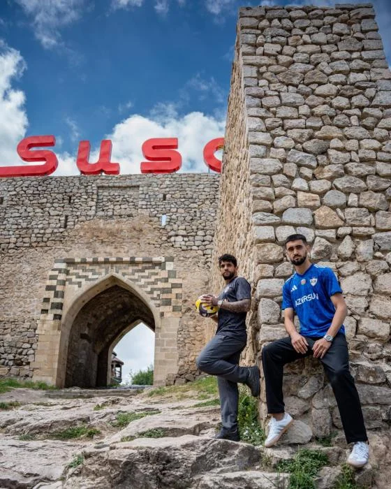 "Qarabağ" yeni formalarını Şuşada təqdim etdi - FOTO 