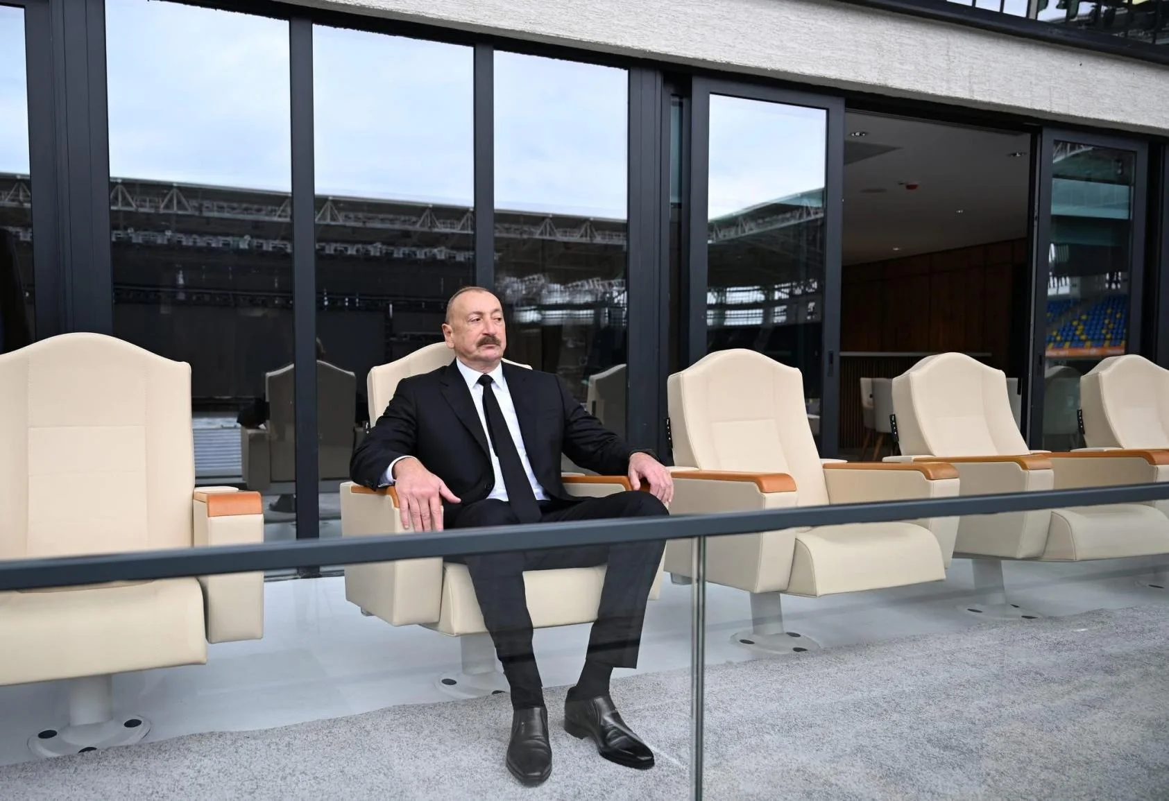 Azərbaycan Prezidenti Gəncə şəhər stadionunun açılışını etdi 