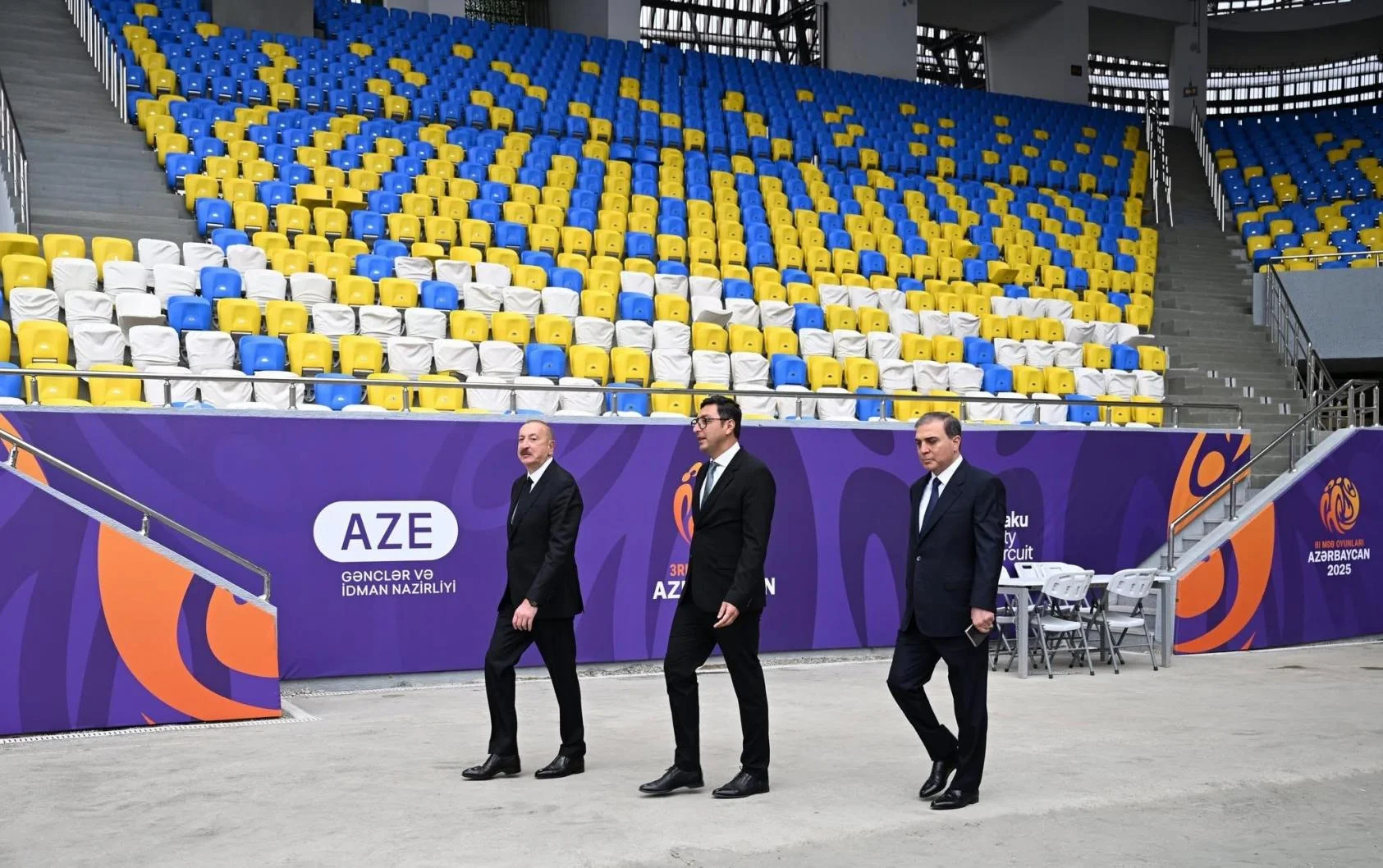 Azərbaycan Prezidenti Gəncə şəhər stadionunun açılışını etdi 