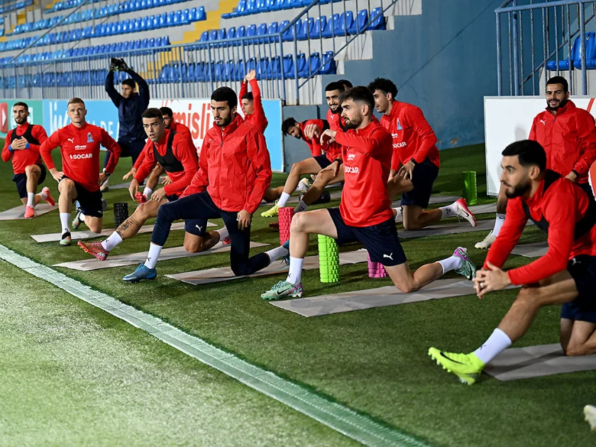Azərbaycan millisi Fransa və Ukrayna ilə oyunların hazırlığına başladı - FOTOLAR 