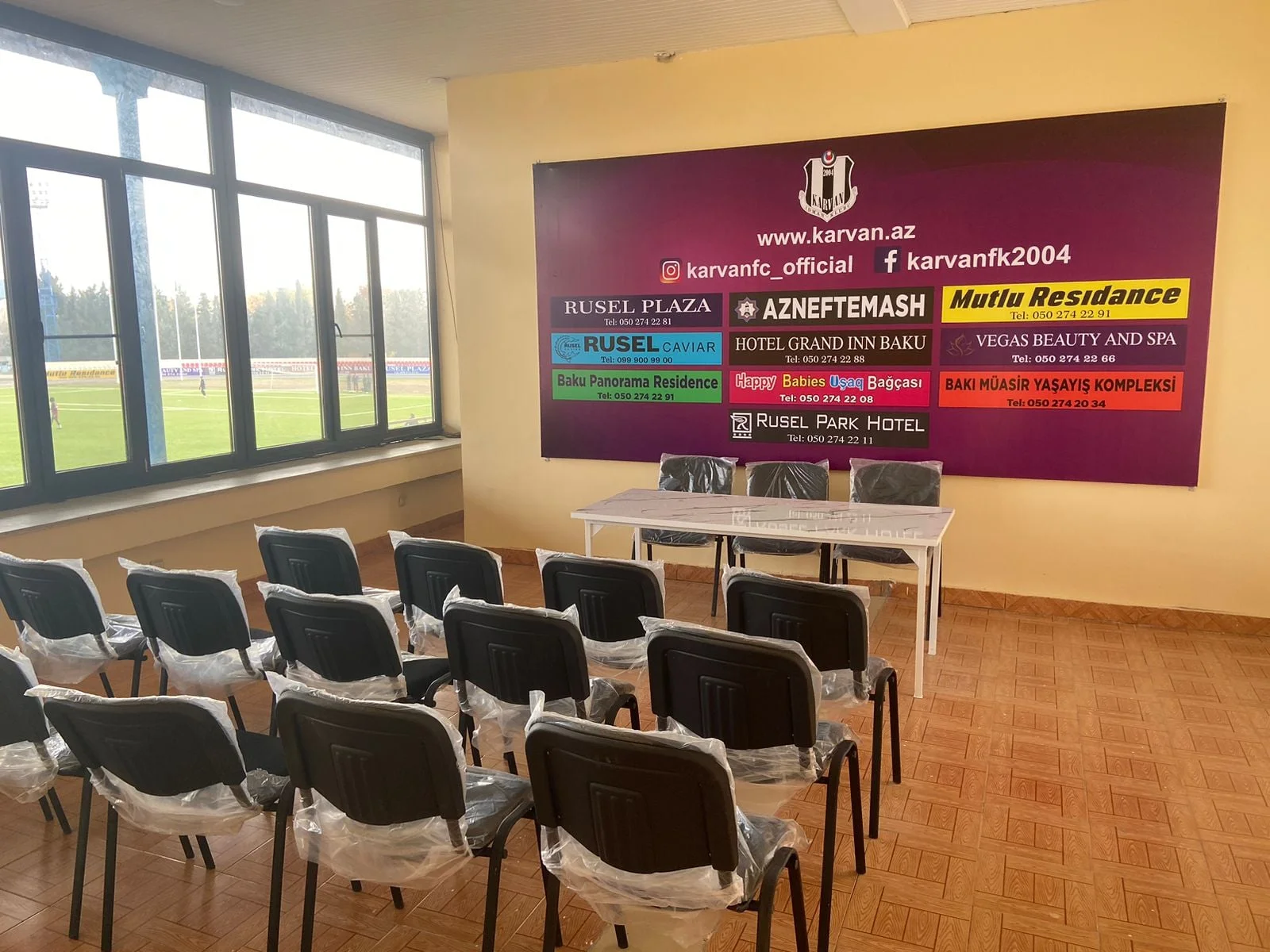 Yevlax şəhər stadionunun son vəziyyəti - FOTO 