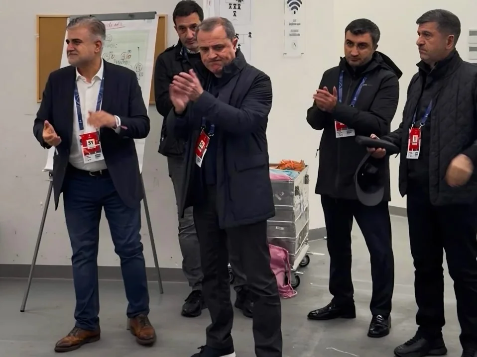 Ceyhun Bayramov "Napoli" - "Qarabağ" oyununu stadiondan izləyib - FOTOLAR 