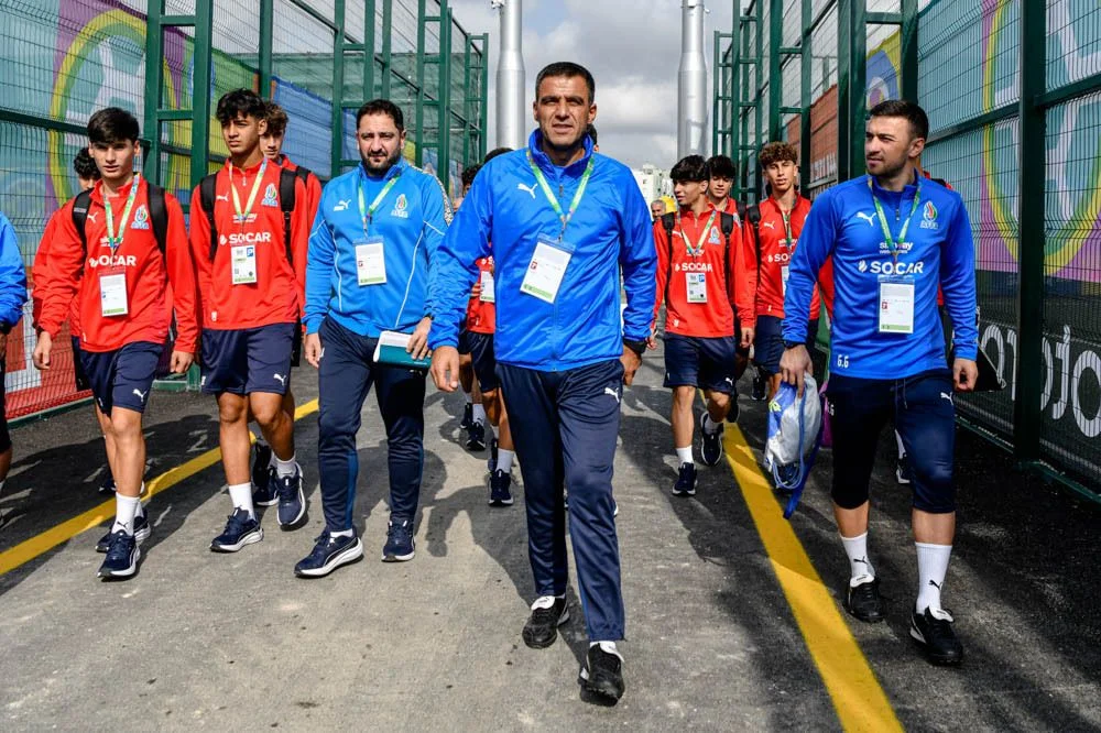 Azərbaycan millisi Hövsan Yarış Kompleksində ilk məşqinə çıxdı 
