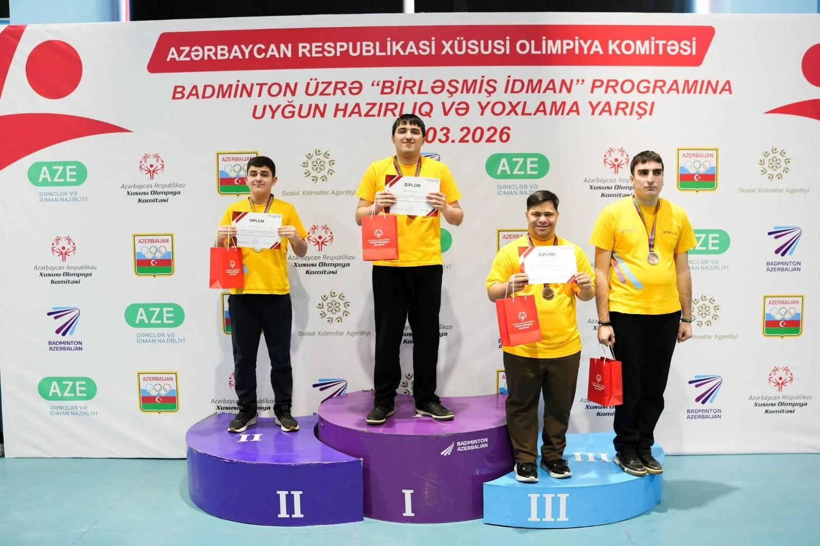 Badminton üzrə yarış keçirildi 