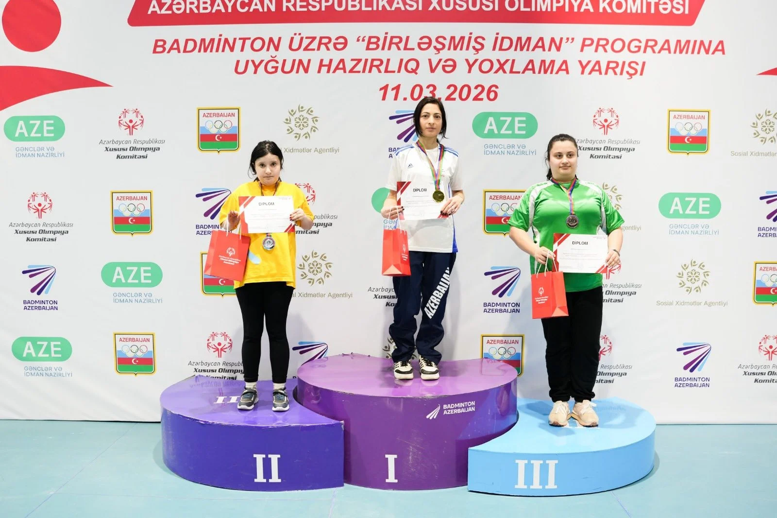 Badminton üzrə yarış keçirildi 