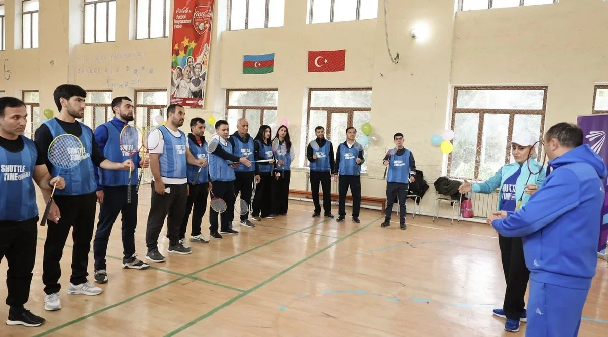 BWF-nin "Shuttle Time" layihəsi çərçivəsində badminton təlimləri keçirildi 