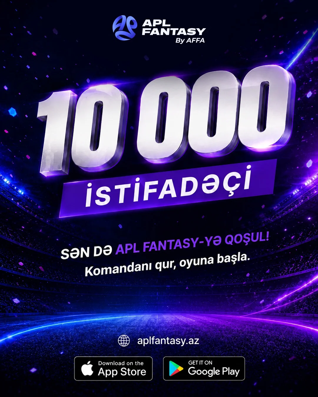 "APL Fantasy" platformasında qeydiyyatdan keçənlərin sayı 10 000-i ötdü 