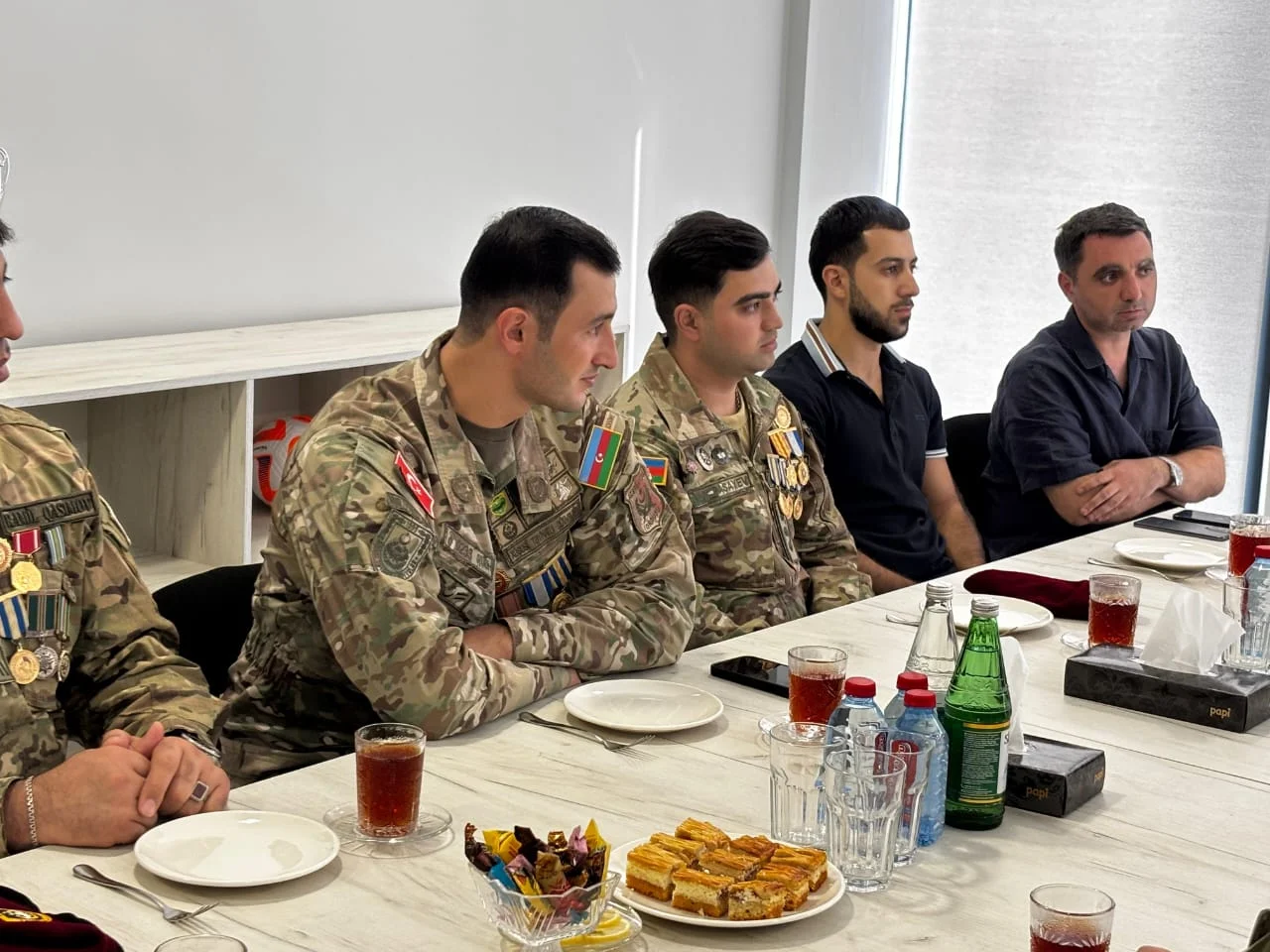 "Kəpəz"in İdarə Heyətinin sədri Anar Abdullayev müharibə veteranları ilə görüşüb 