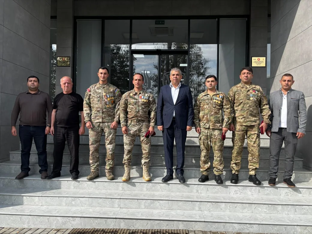 "Kəpəz"in İdarə Heyətinin sədri Anar Abdullayev müharibə veteranları ilə görüşüb 