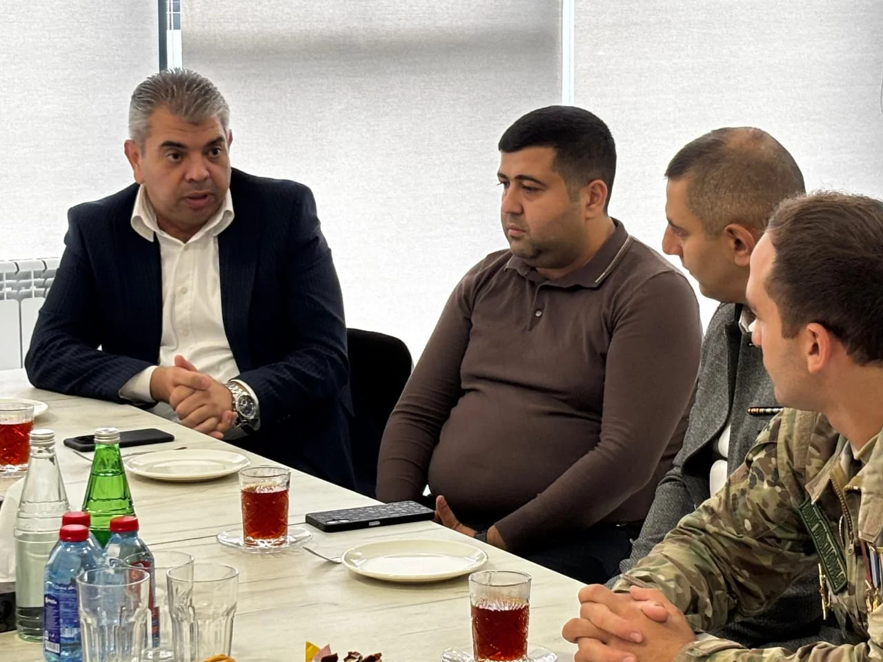 "Kəpəz"in İdarə Heyətinin sədri Anar Abdullayev müharibə veteranları ilə görüşüb 