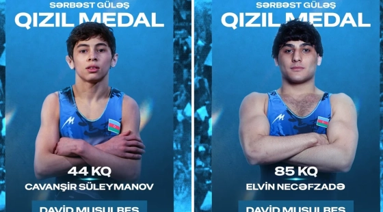 Azərbaycan güləşçiləri Rusiyada beynəlxalq turnirdə çempion olublar 