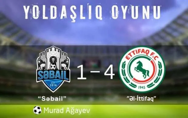 "Səbail" ərəblərə uduzdu 