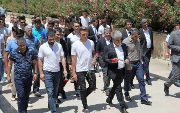 "Qarabağ"ın polşalı futbolçusundan Ağdam paylaşımı - FOTO 